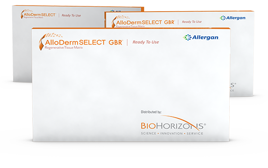 AlloDerm SELECT GBR packages
