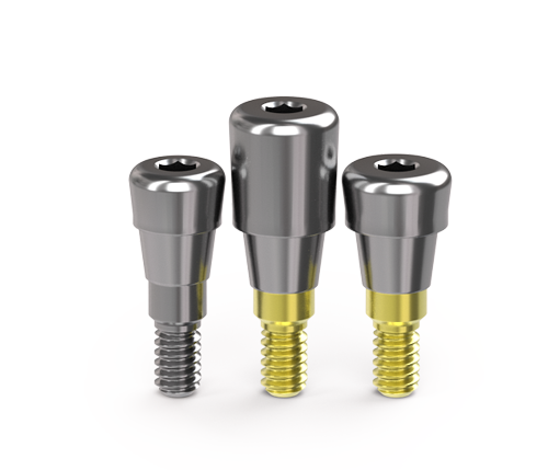 Conical healing abutments